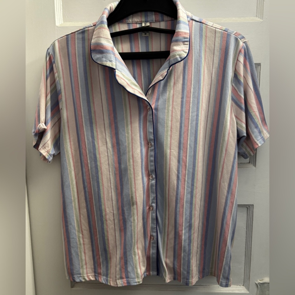 ED by Ellen DeGeneres Striped Lounge Wear Discontinued I Size M